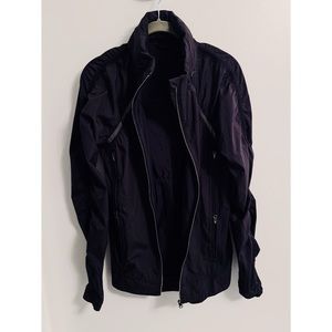 Lululemon Black Zip Up Rain Jacket